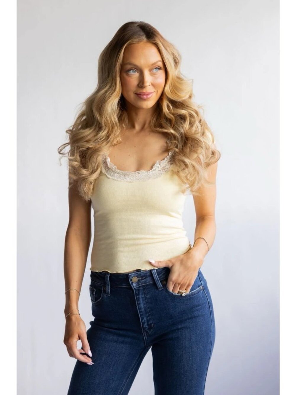 Intimately Free People Oh My Darling Tee In Butter S Coquette